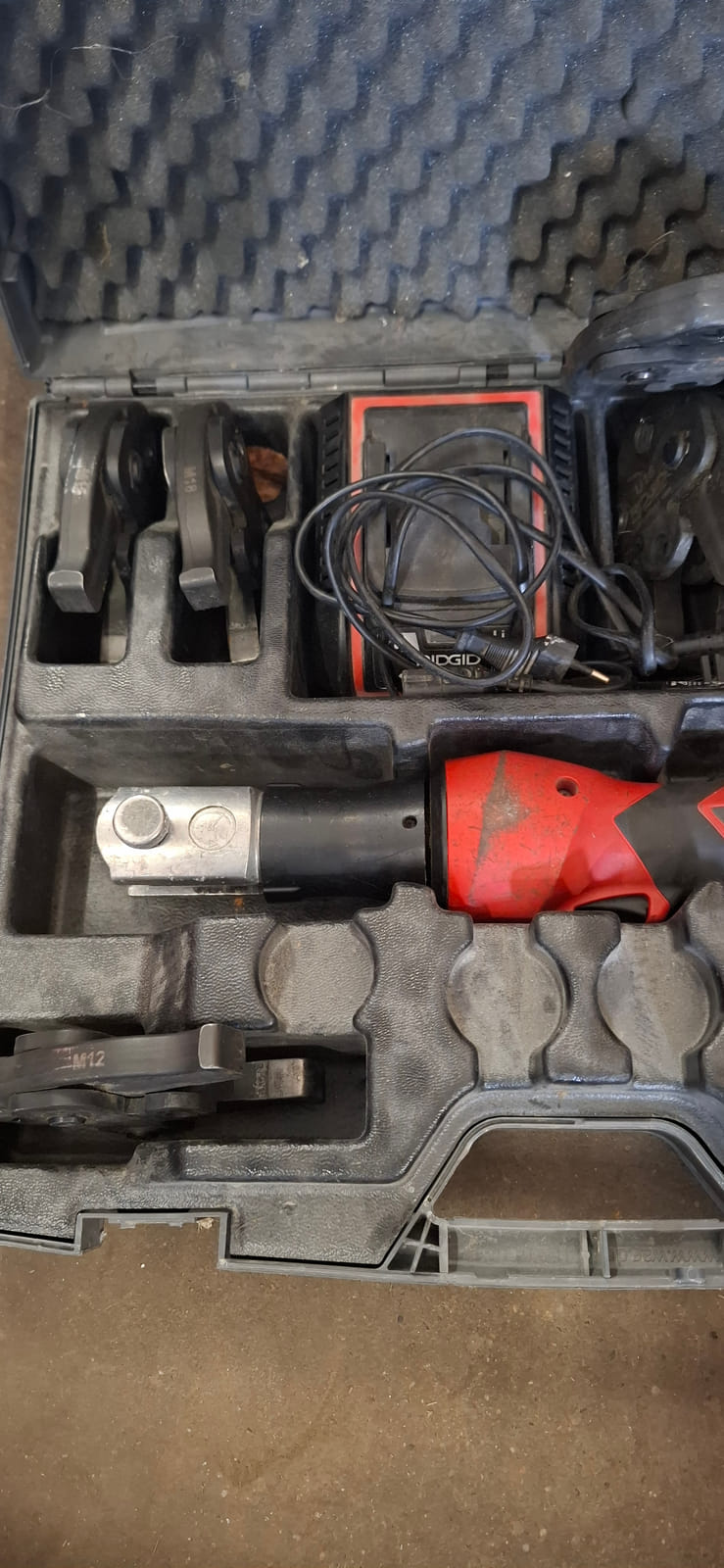 RIDGID RP 219 puristuskone. LVI Levin Vetta Oy (3262886-3) konkurssipesä