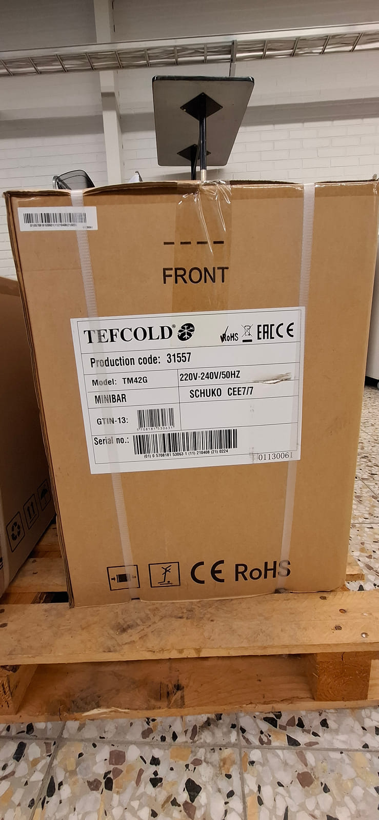 Esa T Tiainen Oy (2820807-3) konkurssipesä. Tefcold minibaari