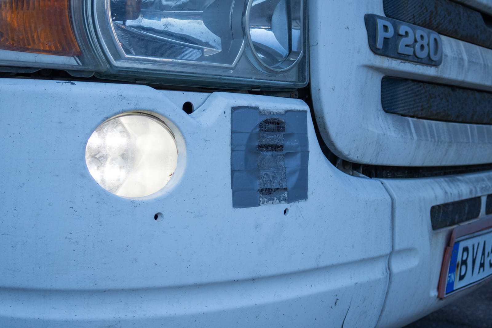 Scania P280 jakari (BVA-510).MPT-Jakelu Oy konkurssipesä (2680888-4)