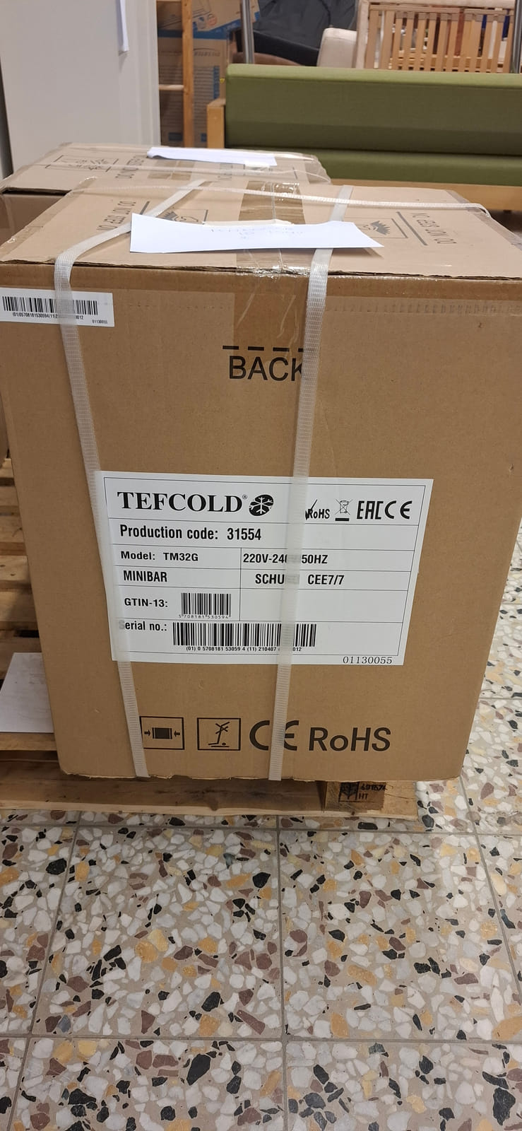Tefcold minibaari nro 2. Esa T Tiainen Oy (2820807-3) konkurssipesä