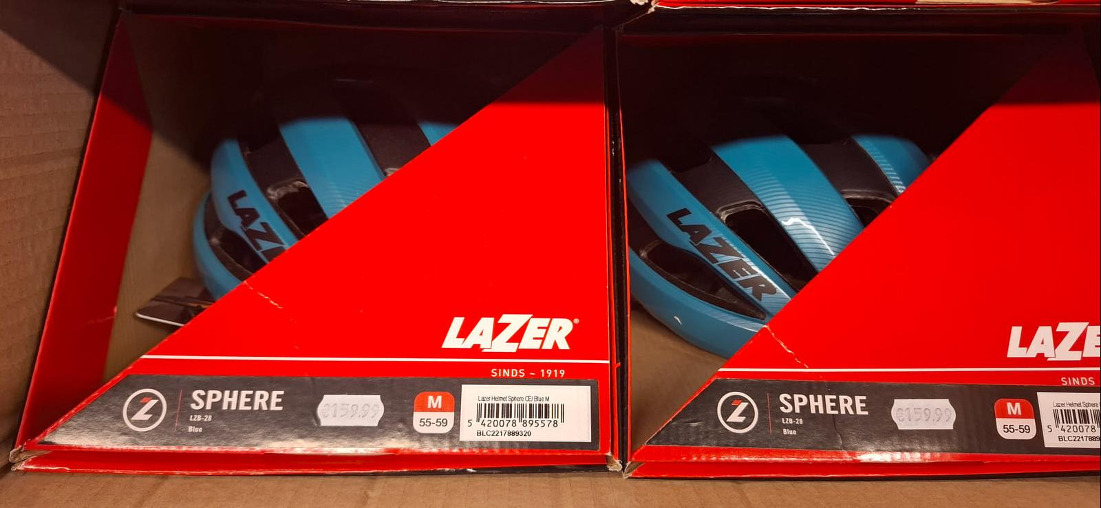 konkurssihuutokaupassa Lazer Sphere -pyöräilykypäriä (s-xl). Esa T Tiainen Oy (2820807-3) konkurssipesä