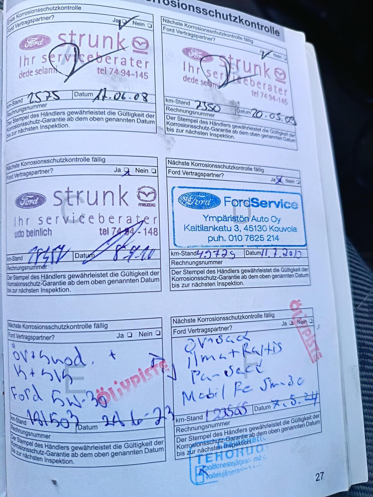 Ford Transit 2.2.  Kouvolan mattoasennus ja saneeraus Oy (2431224-4) konkurssipesä